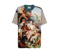 Vivienne Westwood - T-shirt en coton avec impression maxi - Homme - Tops - Multicolore - Taille: XS