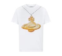 Vivienne Westwood - T-shirt Orb Classique - Homme - Tops - Blanc - Taille: S