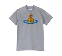 Vivienne Westwood - T-shirt Oversize Orb Classique - Femme - Tops - Gris - Taille: 38 FR