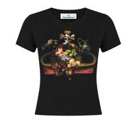 Vivienne Westwood - T-shirt Bébé Pérou - Femme - Tops - Noir - Taille: 38 FR