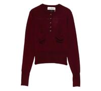 Vivienne Westwood - TIT Jumper Brick - Femme - Pulls - Rouge - Taille: 42 FR