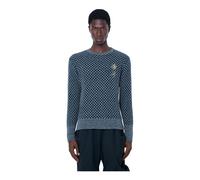 Vivienne Westwood - Pull col rond Checkmate - Homme - Pulls - Gris - Taille: L