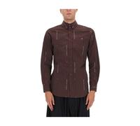 Vivienne Westwood - Two Button Krall Shirt - Homme - Chemises - Rouge - Taille: S