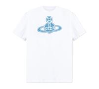 Vivienne Westwood, unisex, Tops, Blanc, Taille: L T-shirt oversize