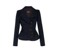 Vivienne Westwood - Veste Drapée "Drunken" - Femme - Vestes - Bleu - Taille: 38 FR