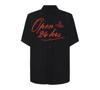 Vivienne Westwood - Viscose Shirt - Homme - Chemises - Noir - Taille: M