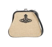 Vivienne Westwood - Orb Clutch - Femme - Sacs - Beige - Taille: ONE Size