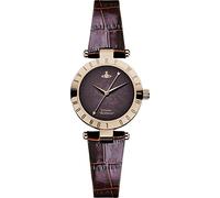 Vivienne Westwood VV092BRBR Montre bracelet Fille, Cuir, couleur: marron