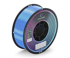 Viviform silk PLA filament pour imprimante 3D | Rouleau de 1kg | ∅1,75mm +/- 0,03mm | Cyan