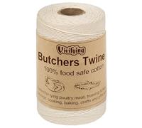 Vivifying Ficelle de Boucher 200 m, Fil de Coton 3 Plis de Qualité Alimentaire pour la Cuisine, Idéale pour Ficeler la Volaille, Les Saucisses, Les Travaux Domestiques, Le Bricolage et la Décoration