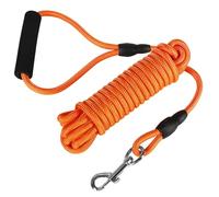 Vivifying Longue Laisse Flottante de Dressage pour Chien, Corde légère à Carreaux avec poignée Confortable pour l'extérieur, la randonnée, la Natation, la Plage et Le lac