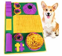 Vivifying Tapis à renifler pour Chiens, Jeu d'alimentation interactif pour l'ennui et la Stimulation mentale,Tapis pour Chien Encourage Les Naturelles de Nourriture et Une Alimentation Lente