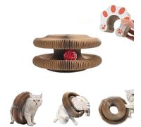 Viviguru Cat Scratcher, Boopz Ball for Cats, Magic Organ Cat Scratching Board, Foldable Cats Scratch Board Toy with Bell for Indoor (1pcs)
