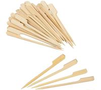 VIVIIHOO 100 bâtonnets d'amuse-Bouche brochettes de Bambou brochettes de Bambou grillades collations de Fruits bâtonnets de Dessert (15 cm)