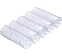 VIVIIHOO DILISEN 100 Pièces 40 mm Capsules de Monnaie Ronde Cas de Pièce de Monnaie en Plastique Cas de Récipient de Pièce pour Fournitures de Collection de Pièces