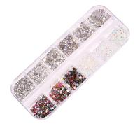 VIVIIHOO Glitter Stones Set - 1440 pièces, en 4 modèles, Strass Hotfix pour Les Textiles, Les Ongles et l’Artisanat DIY. Parfait pour Le Nail Art, Les vêtements, l’Art du Visage et du Corps.