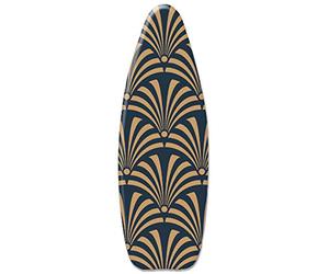 ViviJane Housse de Table à Repasser 140 x 55 cm,Taille Ajustable, Extra Large, XXL - 4 mm Rembourrage Confort, 100% Coton, avec 4 Clips