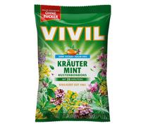 Vivil Krauter Bonbons sans sucre à la menthe 120 g