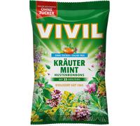 VIVIL pastilles contre la toux aux herbes et à la menthe sans sucre | 120g