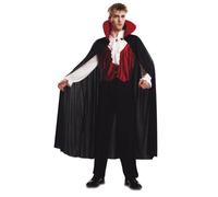 Viving Déguisement de vampire gothique avec chemise, pantalon et cape Taille XXXL