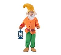 viving Déguisement nain bonnet, barbe, casaca, ceinture, pantalon et couvre-bottes Taille 3-4 Y (1)
