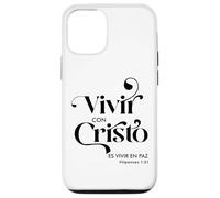 Vivir Con Cristo ES Vivir en paz Coque pour iPhone 12/12 Pro
