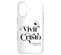 Vivir Con Cristo ES Vivir en paz Coque pour iPhone 17