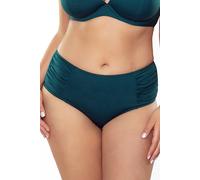 Vivisence 3002 maillot de bain taille haute sans motif pour femmes, partie eu, vert, 40