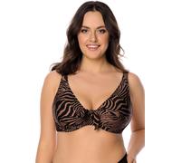 Vivisence 3203 maillot de bain marron et noir avec soutien-gorge souple 95E