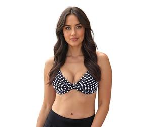 VIVISENCE 3203 Top De Bikini À Rayures Top Qualité Style Classique, Pois,90E