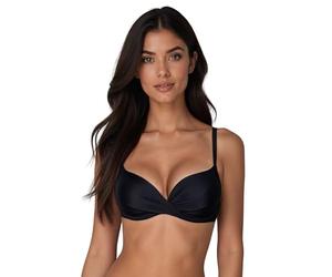 VIVISENCE 3209 Top De Bikini Souple Feminin Élégant Haute Qualité, Noir,90C