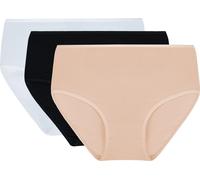 Vivisence 4001 3 paquets de culottes blanc/noir/beige 2XL