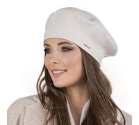 VIVISENCE Béret Femme Automne Hiver Élégant Et Chaud pour Femme Style Classique en Laine avec Ajustement Parfait Accessoire Confortable Et Idéal comme Cadeau Taille Unique 7005, Beige,Taille Unique
