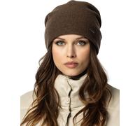 Vivisence Bonnet femme Bonnet d'hiver Bonnet en laine chaude Bonnet classique automne-hiver Douillet et parfaitement ajusté Trois plis au dos Doublure intérieure Extra Confort Modèle 7085
