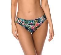 VIVISENCE Culotte Bikini Slip De Bain Bas De Maillot De Bain 3222M, Bleu Marine,42
