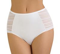 VIVISENCE Culotte SLP Taille Haute 4014, Blanc,3XL