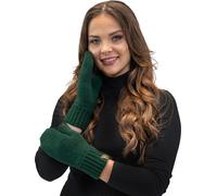 Vivisence Dame Gants à deux doigts Hiver Chaud Gants d'hiver Accecoires 7015R, Vert,Taille unique
