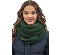 Vivisence écharpe d'hiver pour femmes, écharpe chaude et douillette pour l'hiver et l'automne, écharpe d'hiver classique pour femmes, fabriquée dans l'UE, verte, taille unique