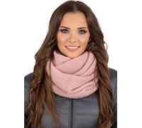 Vivisence écharpe d'hiver pour femmes, écharpe chaude et douillette pour l'hiver et l'automne, écharpe d'hiver classique pour femmes, fabriquée dans l'UE, rose, taille unique