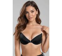 Vivisence Eve 1012 Push-Up podprsenka Lady Transparent Backless Removable Patternless EU, Black,65C