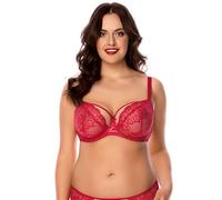 VIVISENCE Femme Soutien-Gorge Non-Rembourré Charmant 1044, Rouge,90I