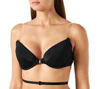 VIVISENCE Femme Soutien-Gorge Push-Up Dos Nu 1040, Noir,100D