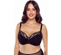 VIVISENCE Femmes Soutien-Gorge Semi-Rembourré Brodé 1020, Noir,105F