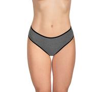 Vivisence ladies panties 3-pack classic comfortable modern underwear for every day 4016 , pink/dark grey/dark blue, m