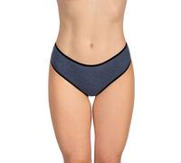Vivisence ladies panties 3-pack classic comfortable modern underwear for every day 4016 , pink/dark grey/dark blue, xl