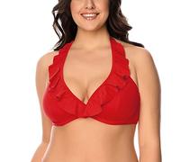 VIVISENCE Maillot De Bain Soutien-Gorge De Bain 3220 - Fabriqué en UE, Rouge,85H