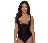 VIVISENCE Maillot De Bain Une Pièce 3108, Noir-Doré,85H