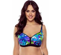 Vivisence Soutien-gorge bikini femme Haut Bonnets rembourrés Maillot de bain été plage 3226, Violet,90F