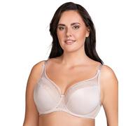 VIVISENCE Soutien-Gorge Classique avec Armature en Dentelle Élégant Et Confortable pour Un Maintien Parfait Bretelles Réglables pour Toutes Les Poitrines 1081, Beige,95I