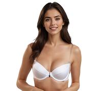 VIVISENCE Soutien Gorge Push Up Dos Nu Silicone Bretelles Dos Ouvert 1086